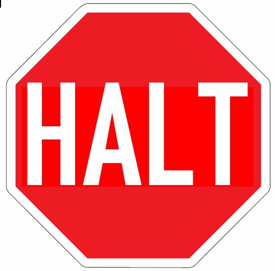 Image result for halt